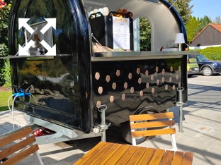 Hier sitzt man gerne auf einen Kaffee und Kuchen. © Cafe Böhnchen